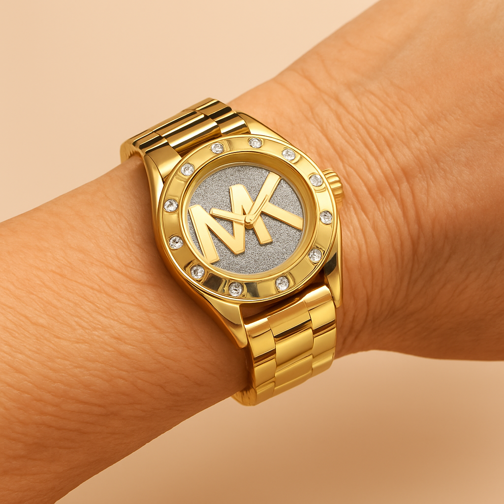 Prestige Gold Bracelet Quartz Watch TVKLogo Edition