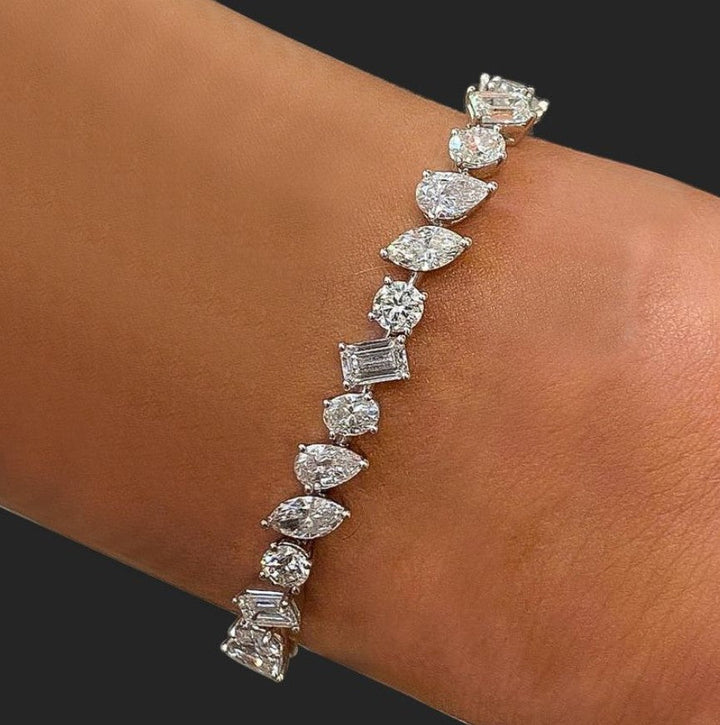 Multi-Shape Sapphire Bracelet