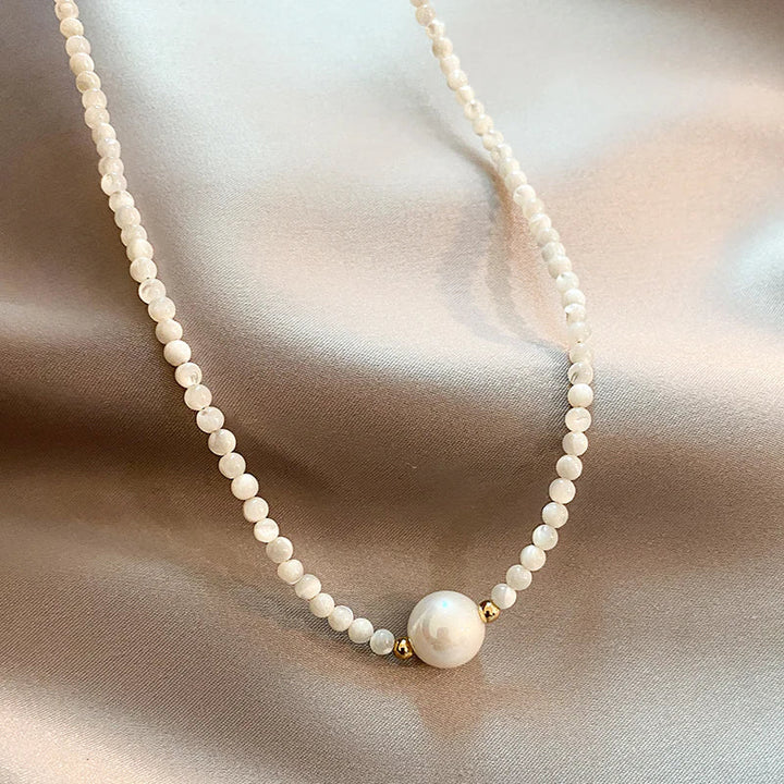 Diora | Elegant Pearl Necklace